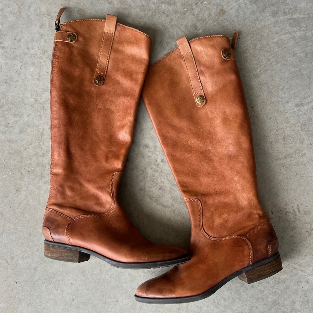 Sam Edelman Tan Heeled Boots